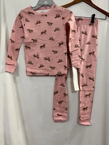 New Carter's Girls Horse Pajama 2pc Set Snug fit Long Sleeve Long Pants 6,7,10 - Picture 1 of 4