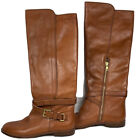 Coach "monique" Caramel Brown All Leather Riding Boot 7b