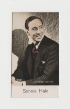 Sonnie Hale vintage 1935 De Beukelaer Film Stars SMALL Trading Card #558