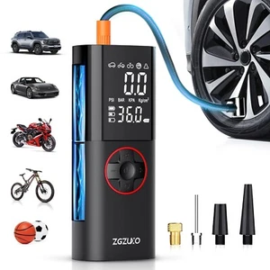 Tire Inflator Portable Air Compressor, 150PSI Rechargeable Air Pump for Car T... - Picture 1 of 8