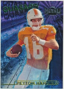 1998 Skybox Metal Universe Quasars Peyton Manning Rookie Card NM+ Colts RC #1 - Picture 1 of 3