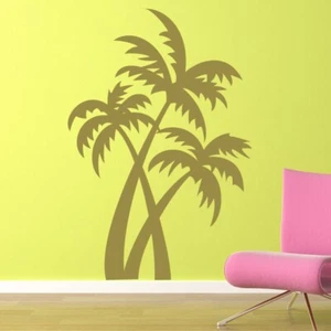 Pegatina de arte de pared para palmeras de Desert Island (AS10074) - Imagen 1 de 2