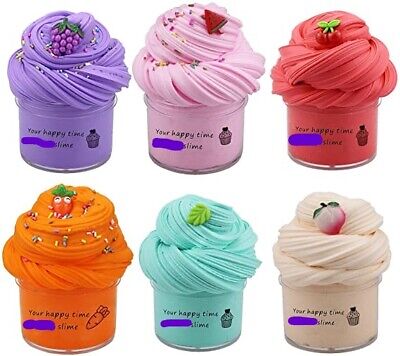  CLEARANCE  CLAY SLIME FLUFFY KIDS SOFT GIFT 100/50 Gram /4 OZ NON TOXIC NO POT • 5.99£