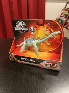 NEW Jurassic World Battle Damage Plesiosaurus Dinosaur Figure Mattel 2018 RARE - Picture 1 of 5