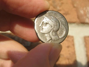 Moneda griega antigua; Lucania, Velia, Silver Stater/Didrachm, c.440-280 a. C. - Imagen 1 de 7