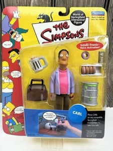 NEU Playmates The Simpsons CARL Figur World of Springfield Serie 6, 2001 - Bild 1 von 5