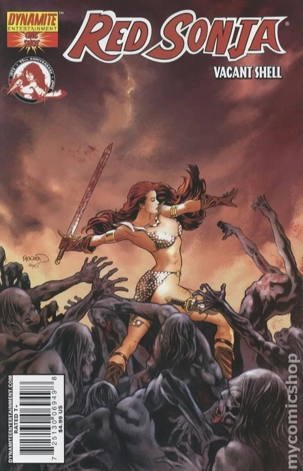 Red Sonja Vacant Shell 1A FN+ 6.5 2007 Stock Image - Image 1 of 1