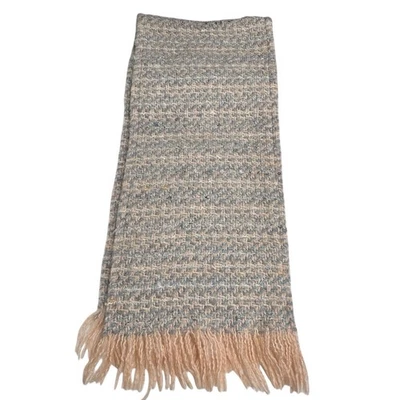 Vintage Tapestries of Ireland Wool Mohair Scarf Multicolor Pastel Boho - Image 1 of 4