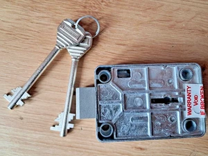 Lowe & Fletcher Serratura Di Sicurezza 3012 VDS Classe 1 Con 2 Chiavi 90Mm - Picture 1 of 8