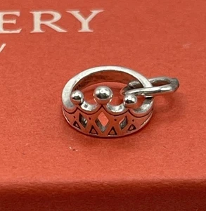 JAMES AVERY ARTIST SIGNED STERLING SILVER TINY TIARA CHARM! - Picture 1 of 3