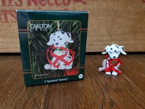 CARLTON CARDS #161 Dalmation "I Spotted Santa!"  Ornament - Bild 1 von 11