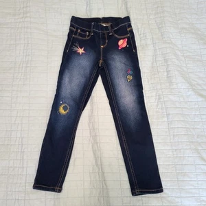 Wonder Nation Girls Embroidered Pull-On Jegging Jean Size S (6-6x) - Picture 1 of 9
