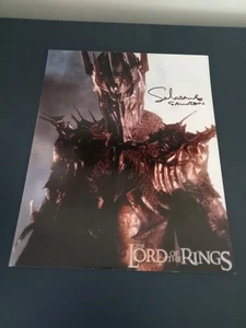 Sala Baker signed photo Sauron LOTR COA - Picture 1 of 5