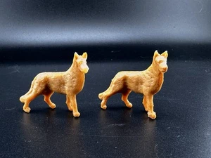 Molded Plastic 1950s Dogs Animals German Shepherd Vtg Tim Mee Marx Auburn ? - Picture 1 of 7