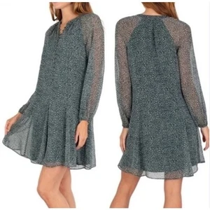 joie Kleid Damen große arktische Animal Punkte Ballonärmel Cottagecore Boho Kleid - Bild 1 von 10