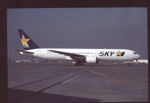 Orig 35mm airline slide Skymark Airlines 767-328ER JA767E - Picture 1 of 1