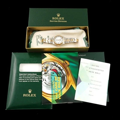Reloj de pulsera Rolex Datejust 79163 SS/18k para dama c.2004 Foto 1 de 4