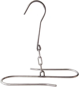 Gancio per Stivali Waders da Pesca - Appendino per Stivali da Pesca in Acciaio Inox per Secco - Foto 1 di 12