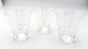 Juliska Glassware Berry and Thread Glasses Set of 3-3.5"H x 3.15" Diameter - Picture 1 of 7