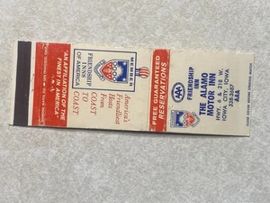 AR506 Vintage Matchbook Cover The Alamo Motor Inn Hotel Iowa City Iowa IA - Picture 1 of 2