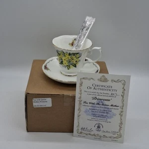 Royale Stratford Tee mit der Königinmutter "Primroses" Teetassen-Set, verpackt - Bild 1 von 3