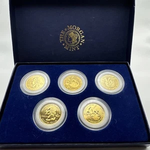 THE MORGAN MINT CINCO CUARTOS DE DÓLAR DE LA ESTADIDAD EDICIÓN INAUGURAL 1999 COLOREADO - Imagen 1 de 3