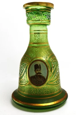 Ancien vase perse Qajar de XIXème siècles / old Persian Qajar vase from the 19th - Photo 1/4