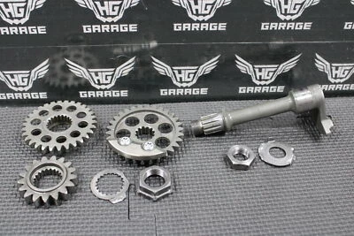 Yamaha YZ250F 2007 OEM MOTOR CIGÜEÑAL BALANCEADOR EJE PRINCIPAL CONJUNTO DE ENGRANAJES PRIMARIOS Foto 1 de 4