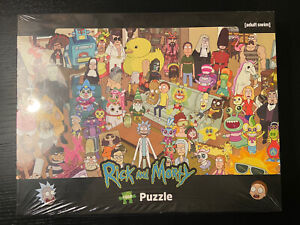 Rick and Morty Puzzle 1000 Piece - New Unopened