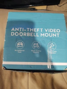 Anti-theft Video Doorbell Mount Door Mount Holder for Video Doorbell.New Openbox - Picture 1 of 6