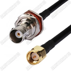 BNC Jack Female to SMA male pigtail Cable RG58 50CM wifi Antenna External Cable - Picture 1 of 3