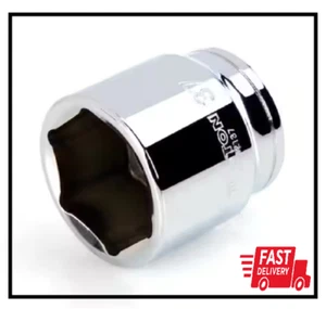 6 Point Socket 1/2 in. Drive x 37 mm Chrome Fit For Hex-Shaped Fastener Heads - Picture 1 of 1