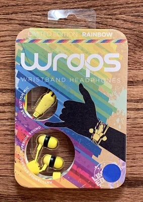 ENVOLTURAS Tela Trenzada Cable Pulsera Auriculares Arco Iris WRLERA-V16M Nuevo Sellado Foto 1 de 2