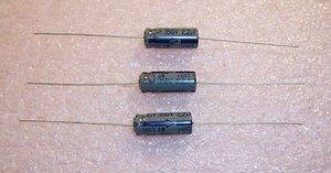 QTY (100) 2.2uf 350V 105'  AXIAL ELECTROLYTIC CAPACITORS ECEB2VG2R2 PANASONIC - Picture 1 of 4