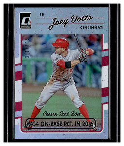 2017 Donruss Season Stat Line #79 Joey Votto /434