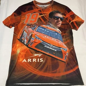 NASCAR #19 Carl Edwards/Joe Gibbs Racing T Shirt Size Large Front/Back Print - Picture 1 of 9