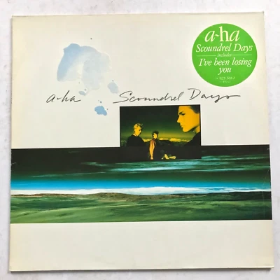 a-ha – Scoundrel Days Album Vinyl LP Embossed sleeve Cry Wolf - Image 1 of 4