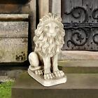 Design Toscano Mansfield Manor Lion Sentinel Statue: Looking Right