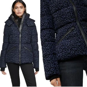 Mackage Women's Leopard Print Puffer Jacket down size XS New without tags. - Picture 1 of 15
