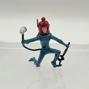 Louis Marx Blue Scuba Diver W/ Rifle RARE Vtg Action Figure 1950s! - Picture 1 of 6