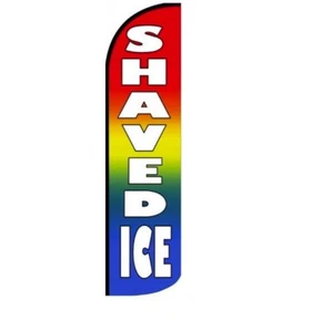 Rasiertes Eis windlos Standardgröße Swooper Flagge Schild Banner Packung mit 3 - Bild 1 von 1