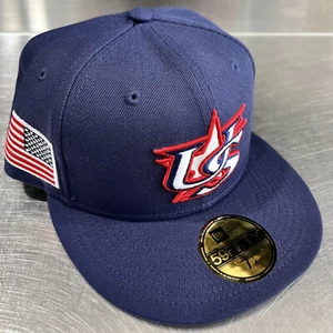 Team USA Flagge Aufnäher World Baseball Classic New Era 59FIFTY eng anliegende Mütze 7 1/4 - Bild 1 von 7