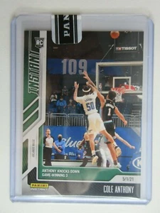 2020-21 Panini Instant NBA Cole Anthony Rookie RC Green Parallel SP Card 4/5 - Picture 1 of 4