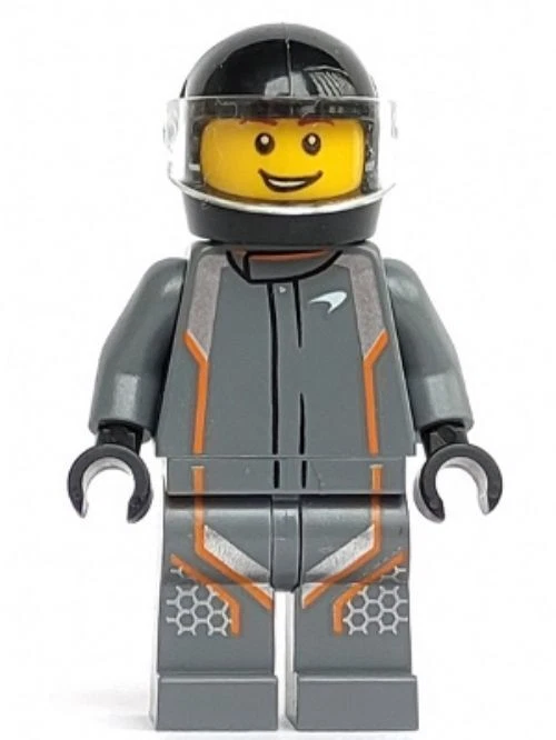 LEGO® Minifig sc069 - McLaren Senna Driver - Image 1 of 1