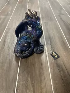 VWINDSTONE EDITIONS KAISERDRACHE IN PENSIONIERTER PFAUFARBE PENA 200 NEU MIT ETIKETT - Bild 1 von 6