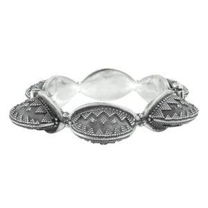 Bangle 925 Solid Sterling Silver Handmade Indian Jewelry J18 - Picture 1 of 6