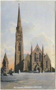 ST JOHN'S CATHEDRAL, LIMERICK - Co Limerick Postcard - Picture 1 of 2