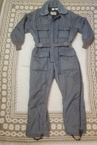 Walls VTG Gray Blizzard Pruf Insulated Coveralls Large Short 42-44 Work/Skiing - Picture 1 of 10