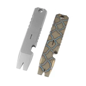 CNC Process Integrated Molding Solid Titanium Alloy Pry Bar Crowbar Multi Tool - Picture 1 of 13