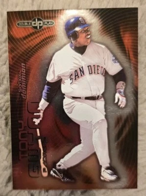 MLB Tony Gwynn OF Padres & Shawn Green OF 2000 Skybox Dominion Double Play #8 - Image 1 of 4